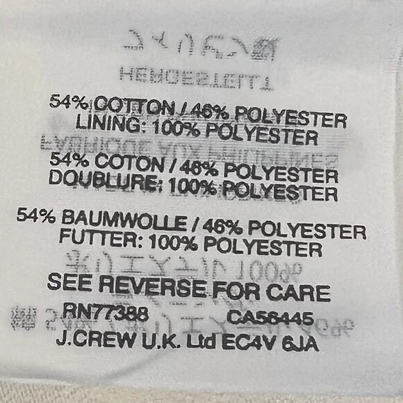 J. Crew Midi White Ornate Lace Skirt Size 12 - Picture 8 of 9